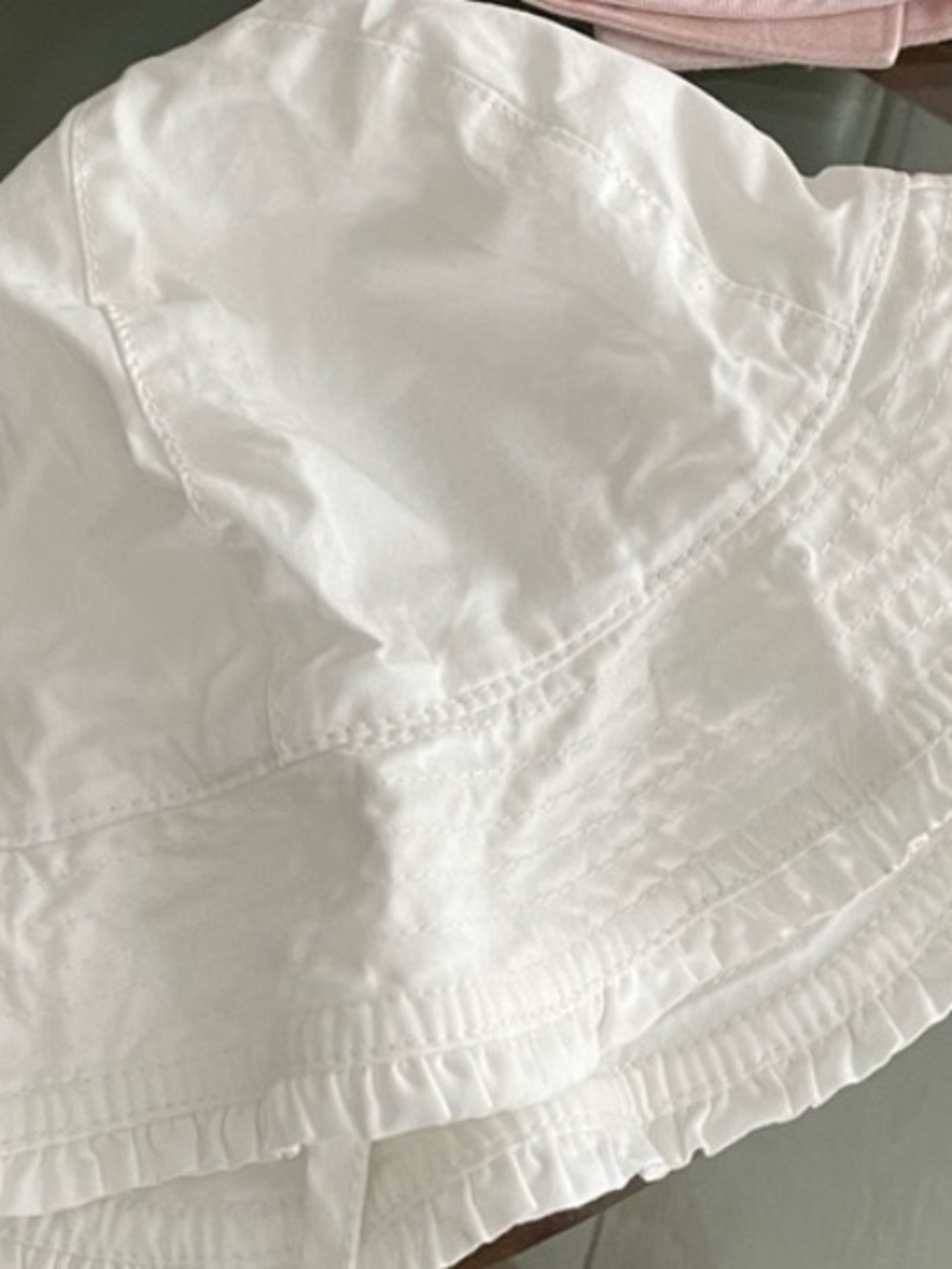 H&M White Infant Cotton Sun Hat